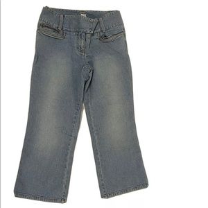 Cache Jeans Flare Leg crops size 10